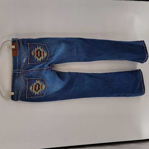 Rancho Estancia Southwest Tribal Jeans size 34 western bootcut embroidered - Picture 5 of 10